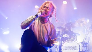 Will Ramos performing live with Lorna Shore in 2025