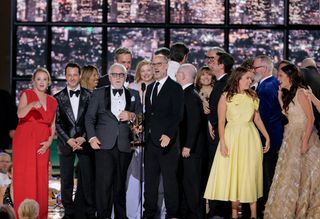 Cast of Succession at 74th Emmy Awards
