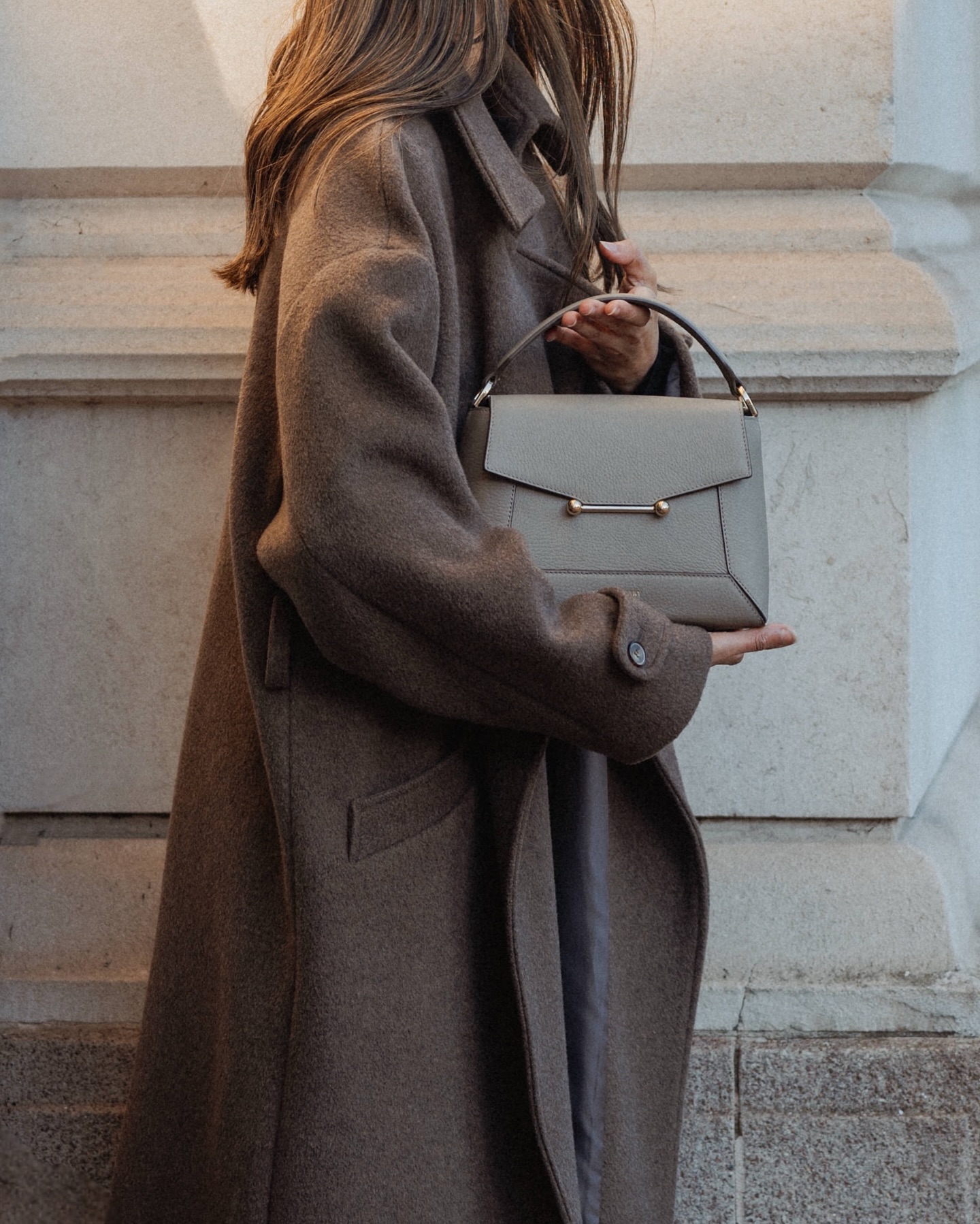 Best Strathberry handbags: @umeromaan carries a Strathberry Mosaic bag