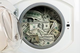 Money being laundered