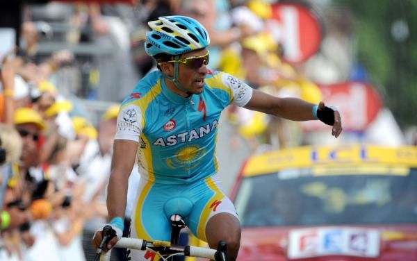 Anyone seen Vino? Alberto Contador (Astana) was a winner of sorts, only losing time to Cadel Evans, Andy Schleck and his teammate.