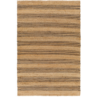 Striped Berber style rug.