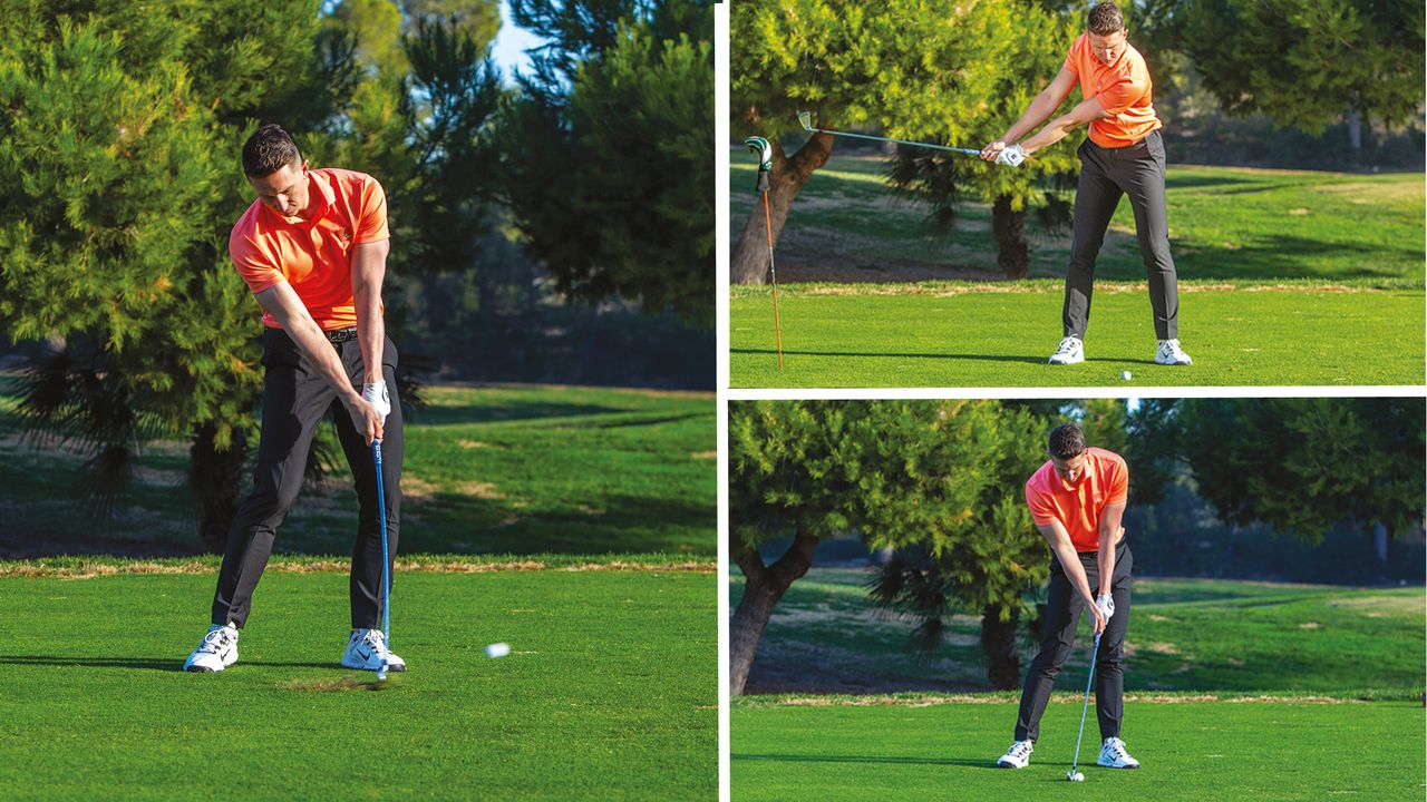 Gary Munro demonstrating how to hit long irons