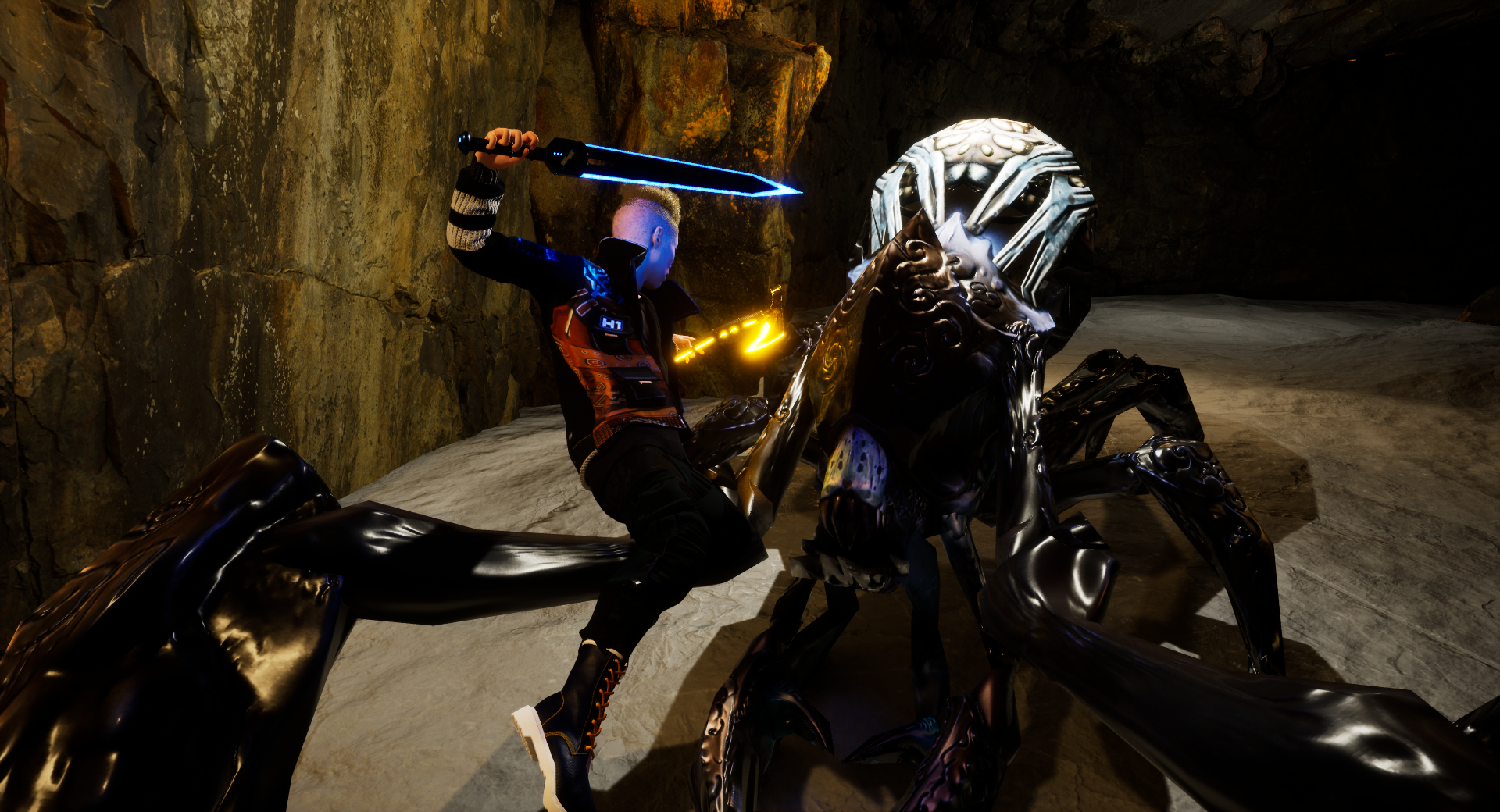 Unyverse mixes action RPG combat with deep Afrofuturist world-building where tech meets tradition