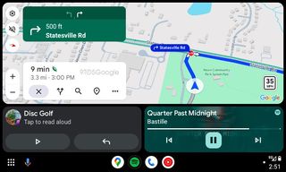 3D buildings appear while navigating on Google Maps for Android Auto