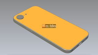 An alleged render of the iPhone SE 4's back