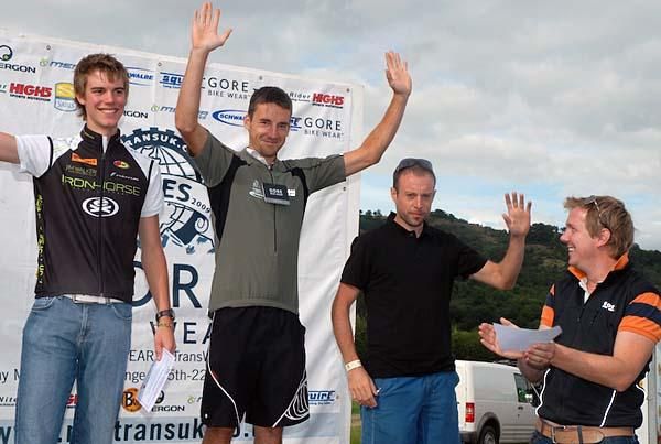Solo men's podium.