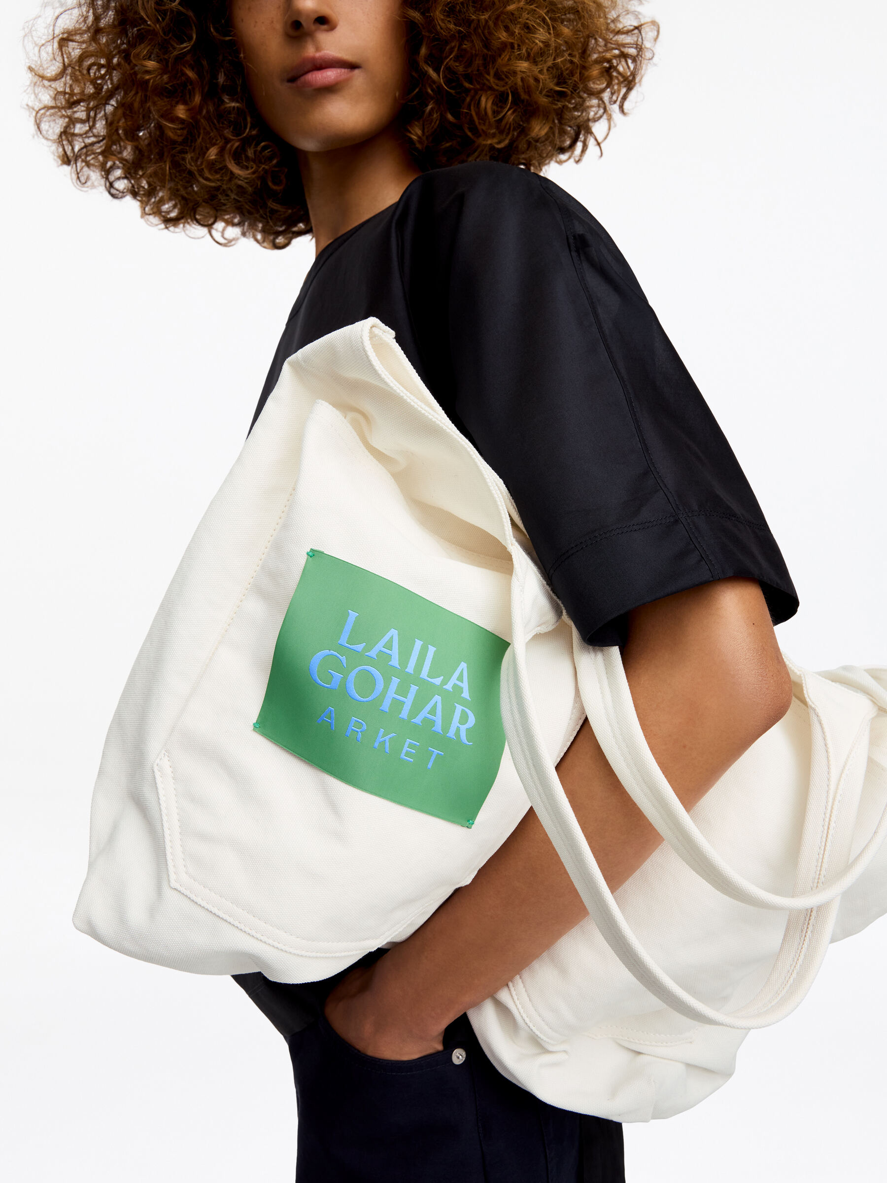 Arket and Laila Gohar Work Tote &amp;ndash; Off-White &amp;ndash; Arket Gb
