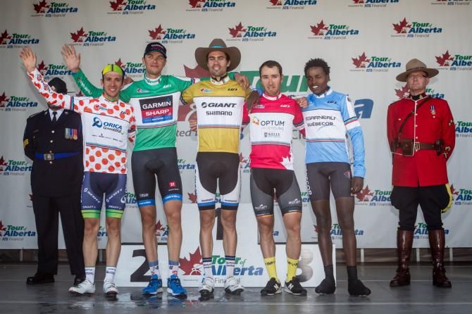 The leader jerseys heading into the final stage