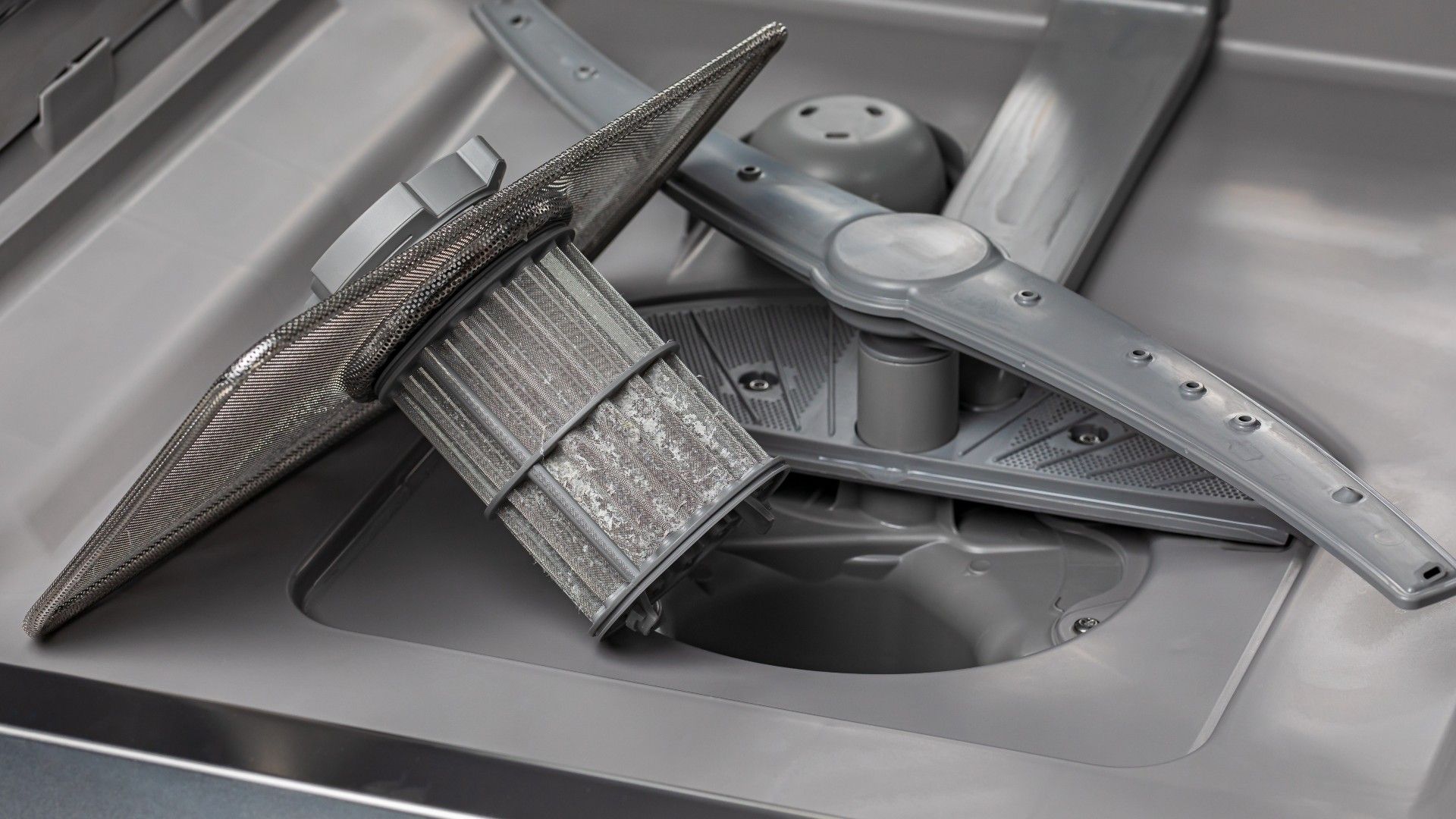 dishwasher funnel taken out of the machine