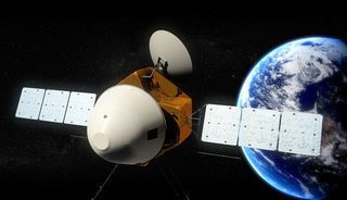 An artist's concept of China's first Mars lander and rover mission, which is slated to launch in 2020.