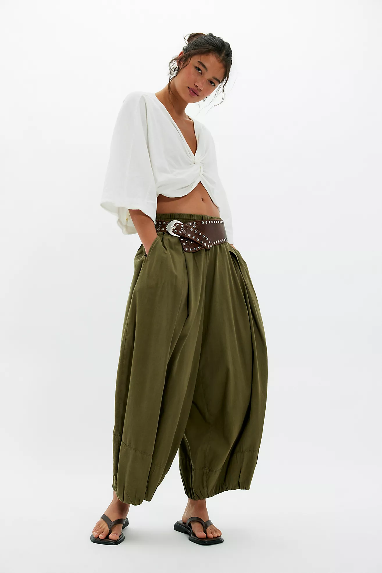 Moonflower Pull-On Balloon Pants