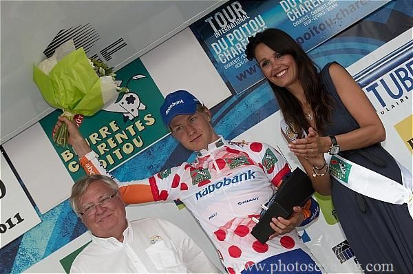 Wilco Kelderman (Rabobank Continental Team) in polka dots