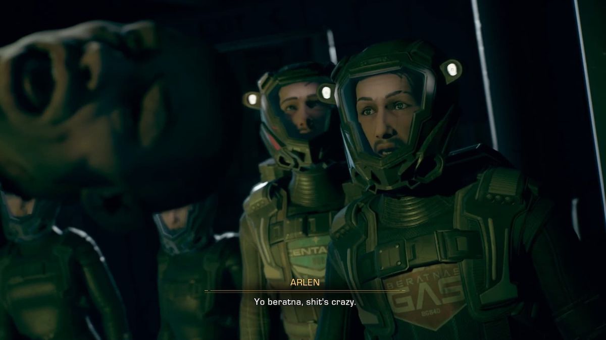 Screenshot from The Expanse: A Telltale Series video game.