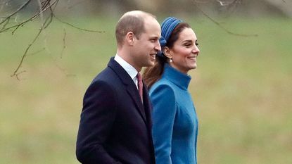 The Royal Family Attend Church At Sandringham