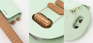 Detail design of the Sine guitar by Verso Musical Instruments