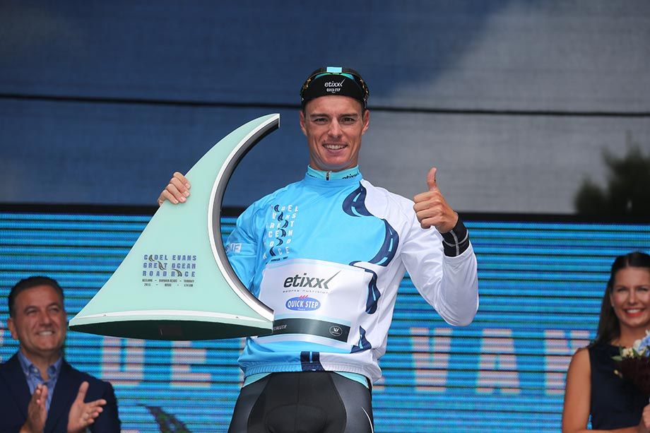 Gianni Meersman with his great new trophy