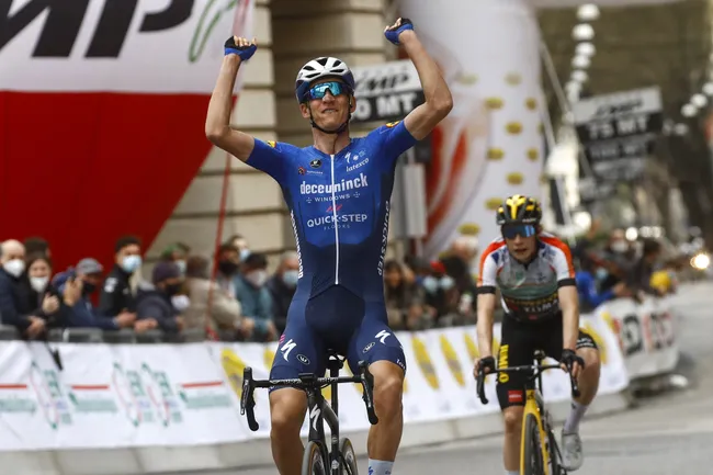 La vittoria di Mikkel Honorè a Forlì (foto: Bettini Photo)