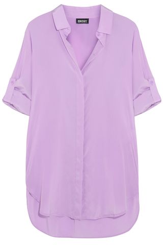DKNY Stretch Silk Shirt, £185
