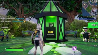 Arriving at the Green Fortnite Lantern Puzzle