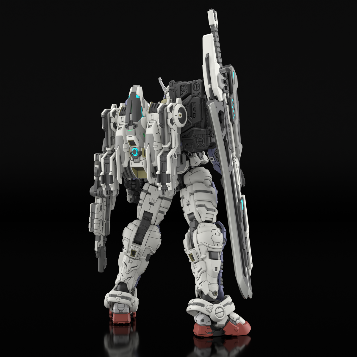 Screens and art for an anime mech game