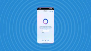 Meta AI Voice mode on a smartphone.