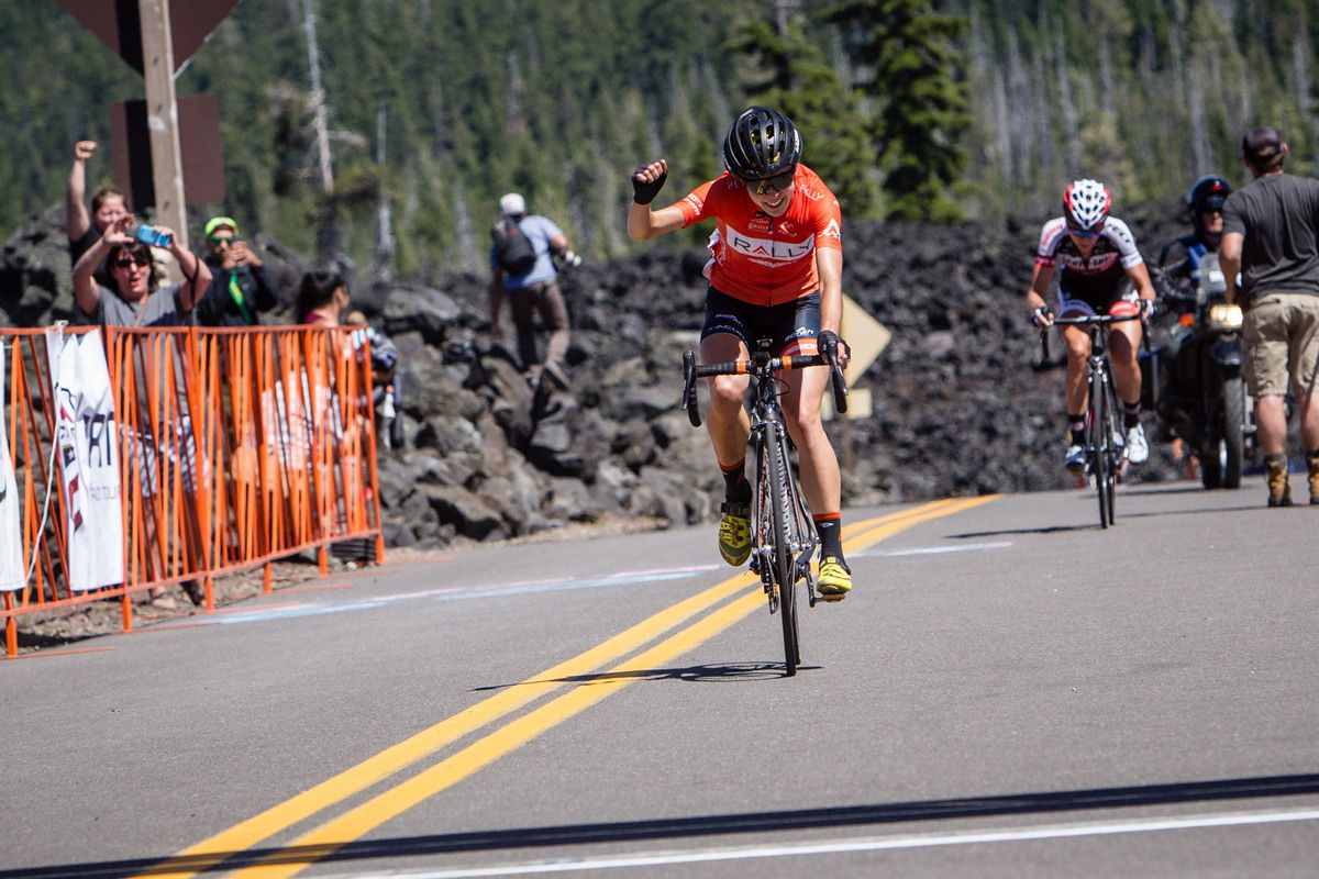 Sara Poidevin (Rally) comes in for second place