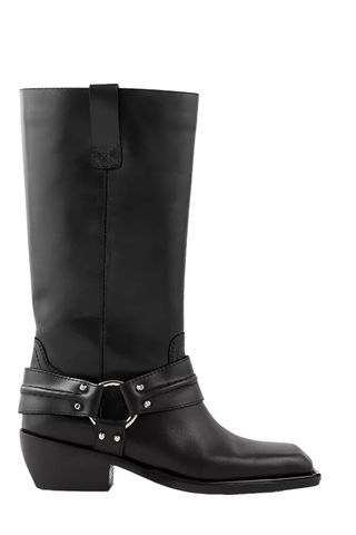 Women's Sixten Square Toe Biker Style Boots