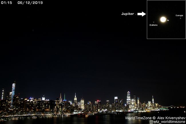 Jupiter Shines Over New York City in Gorgeous Skywatcher Photo