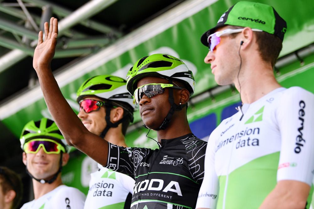 Nic Dlamini (Dimension Data) won the mountains classification