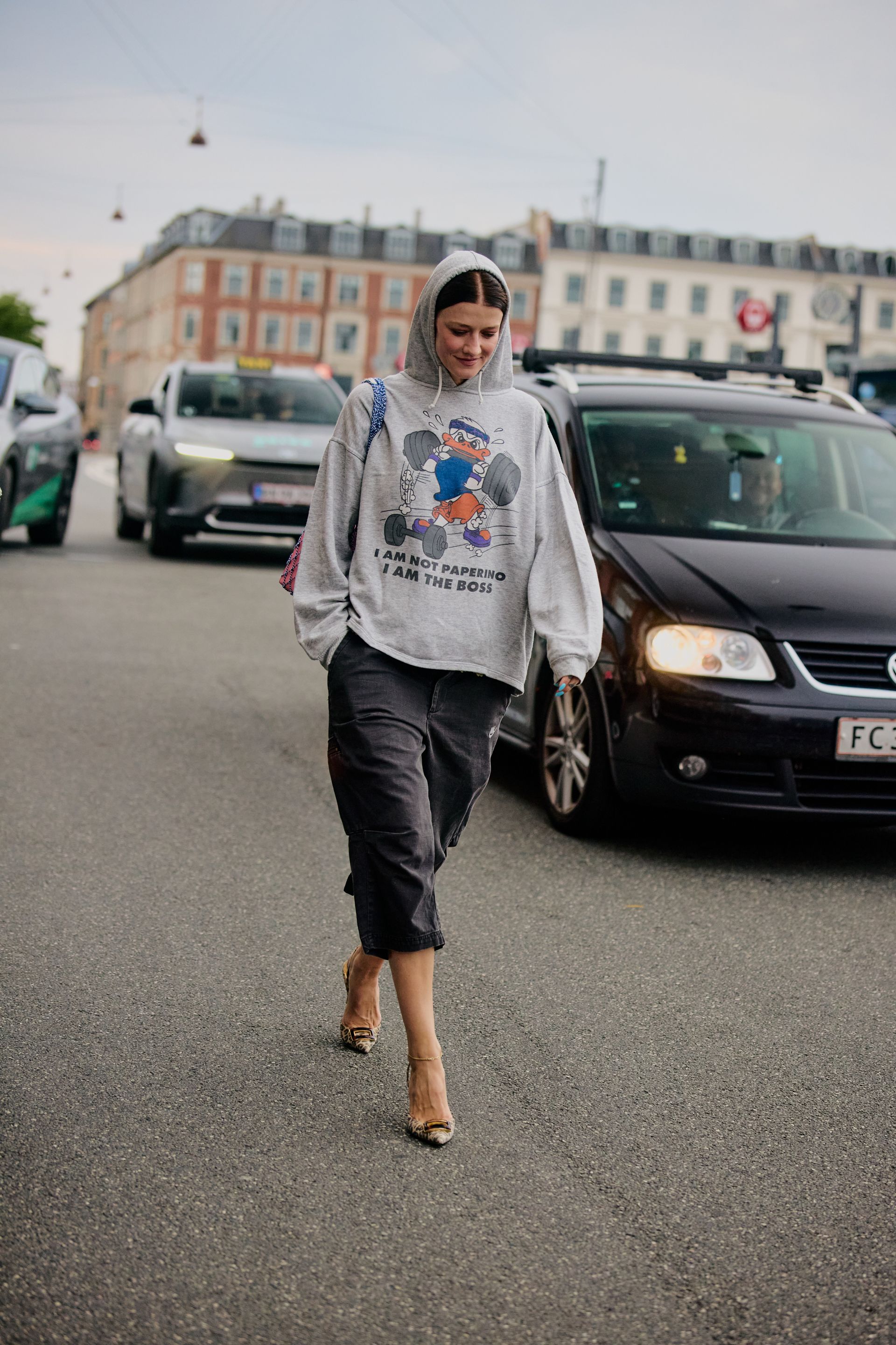 Copenhagen Fashion Week street style.