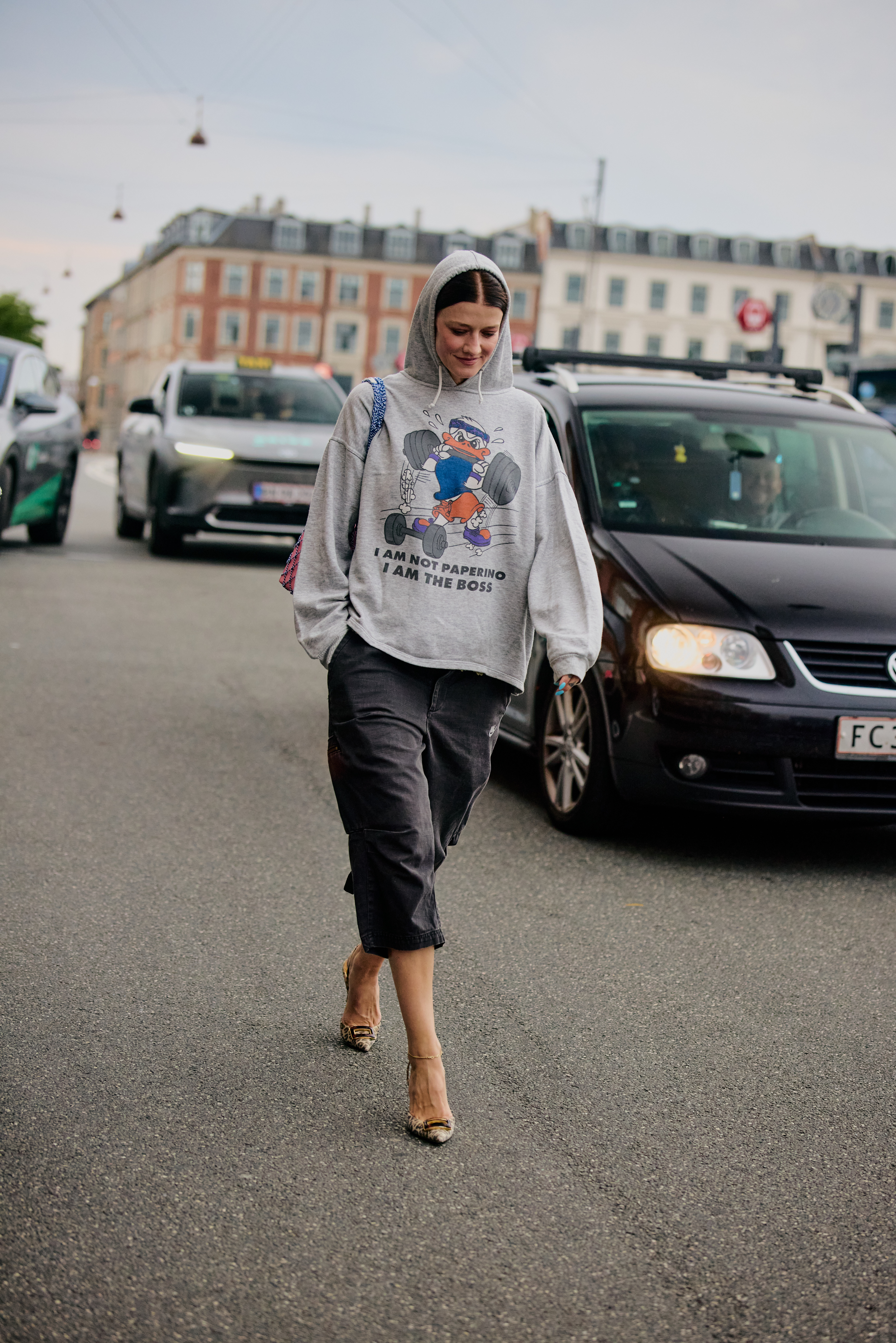Copenhagen Fashion Week street style.