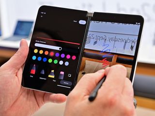 Surface Duo 2 Camera Editor Inking