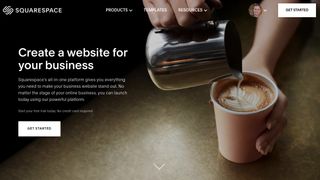  Créateur de site Web pour les petites entreprises : Page d'accueil Squarespace