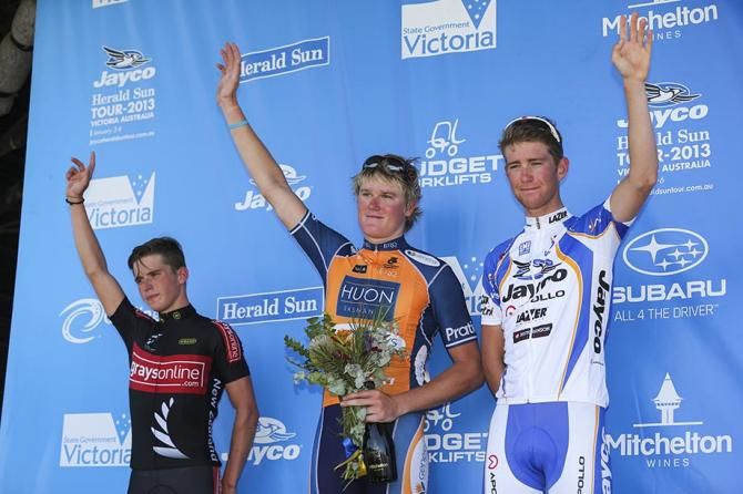 The days podium.