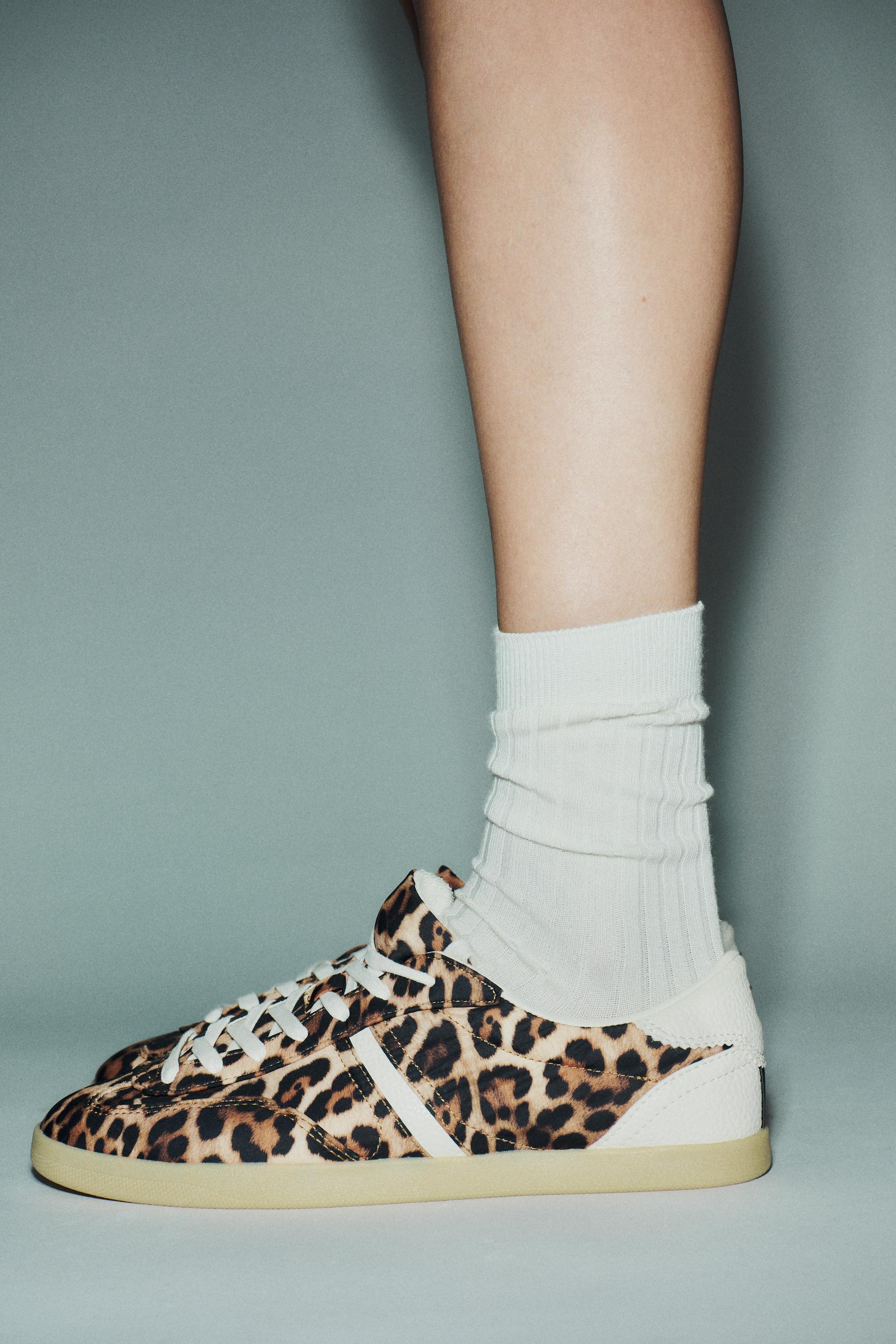 Animal Print Trainers