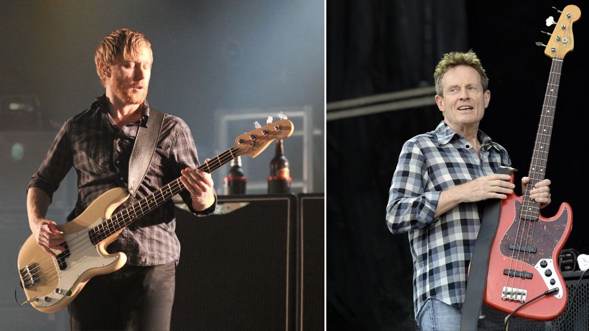 Nate Mendel of Foo Fighters performs on stage during the first day of BBC Radio 1&#039;s Big Weekend at Carlisle Airport on May 14, 2011 in Carlisle, United Kingdom. John Paul Jones performs with Seasick Steve during the performs during the 2014 Bonnaroo Music &amp; Arts Festival on June 14, 2014 in Manchester, Tennessee. 