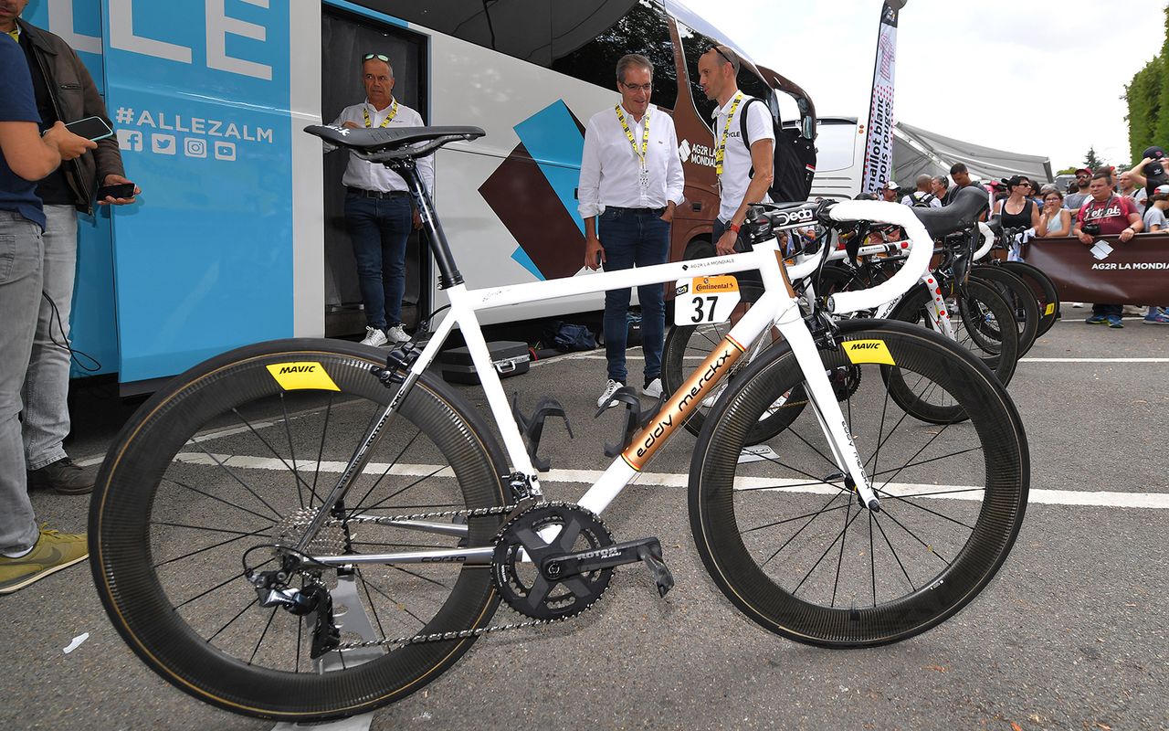 Naesen's Eddy Merckx Corsa ahead of the stage