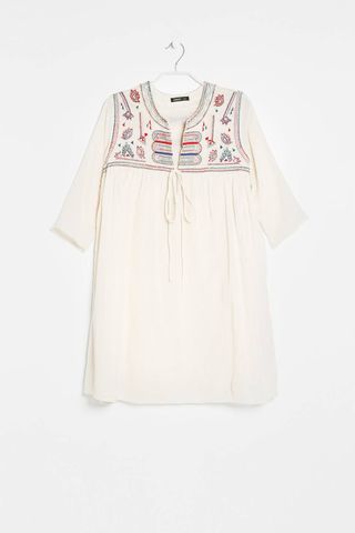Mango Beaded Embroidered Dress, Was £49.99, Now £34.99
