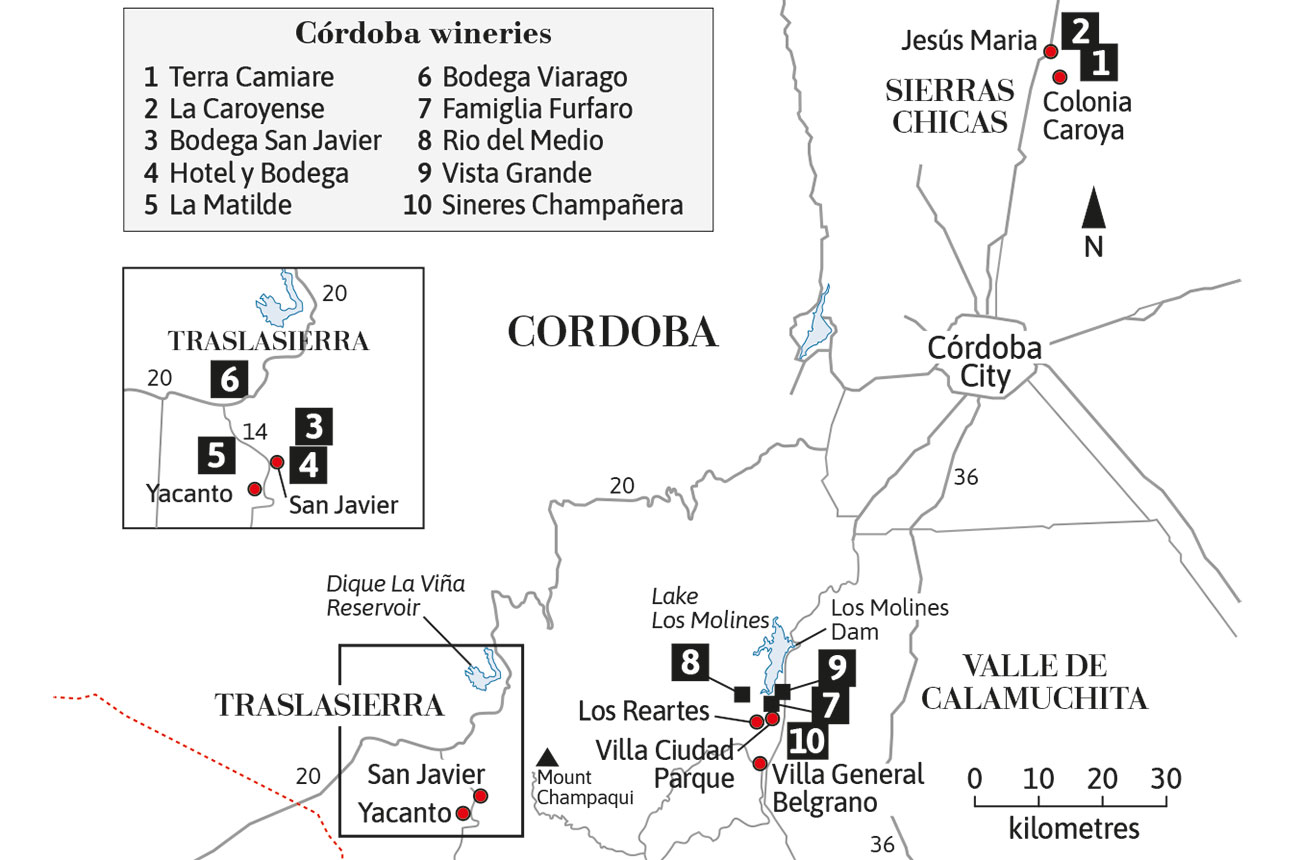 Cordoba map