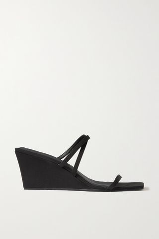 + Net Sustain Twill Wedge Sandals