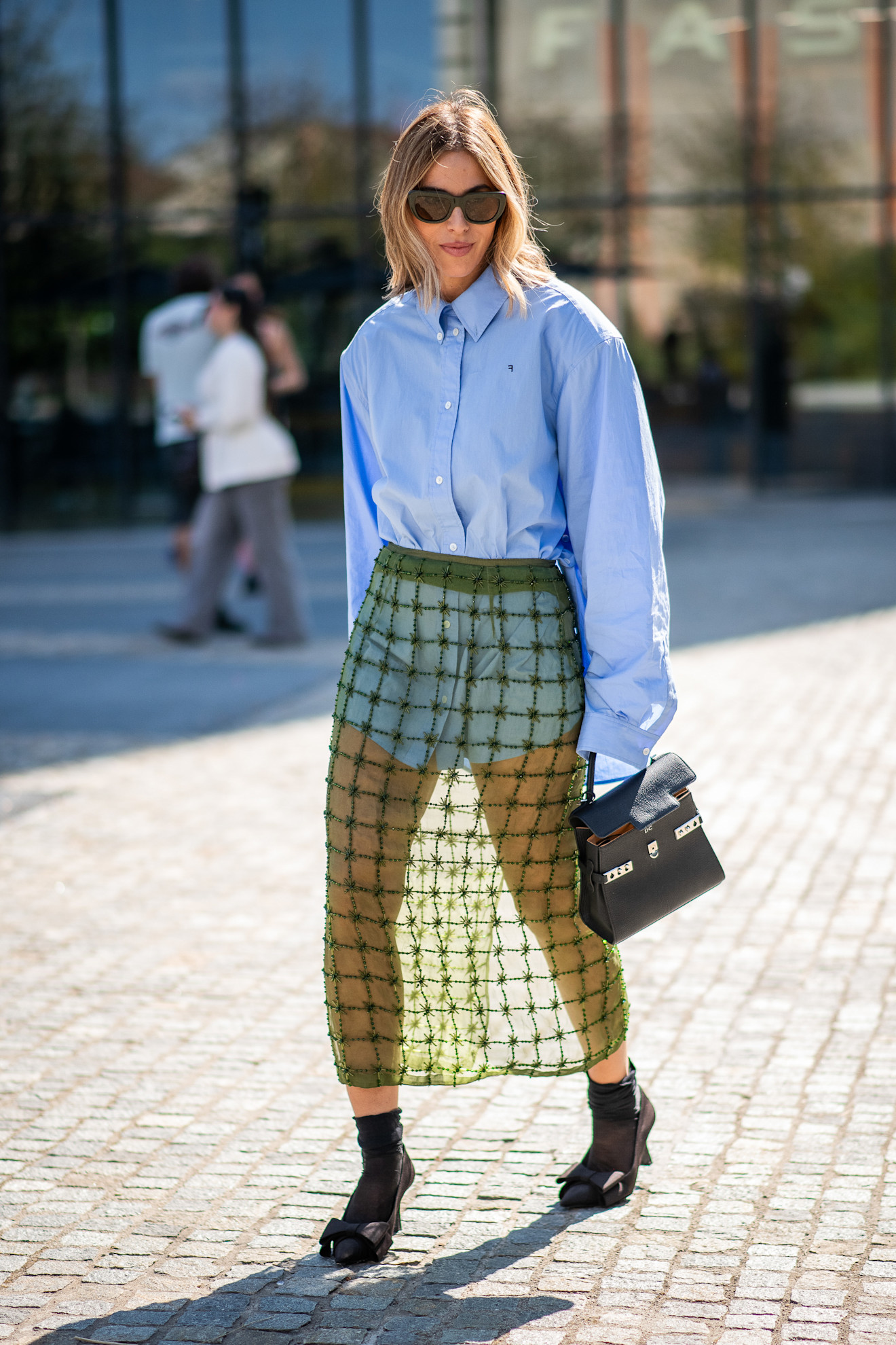 Milan Fashion Week Street Style Trends: Whispy skirts