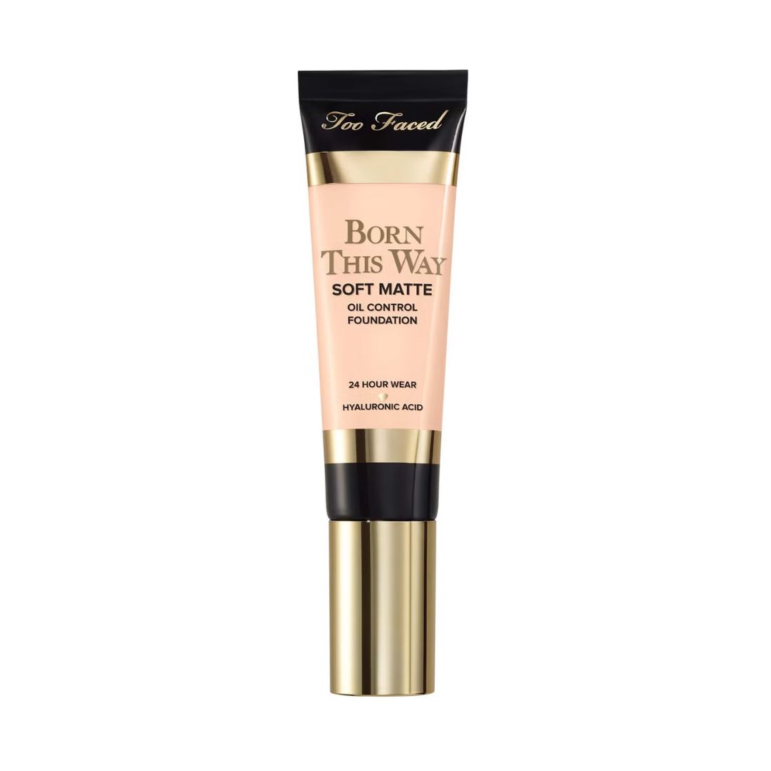 a packshot of too faced born this way foundation