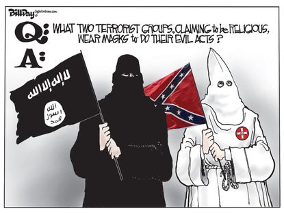 Editorial cartoon World Terrorism