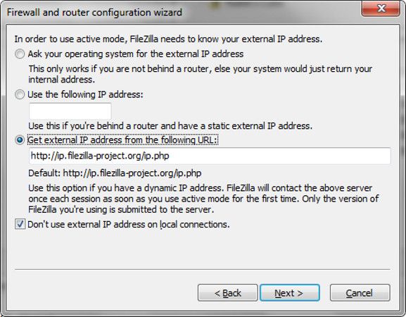 filezilla install not connected to internet