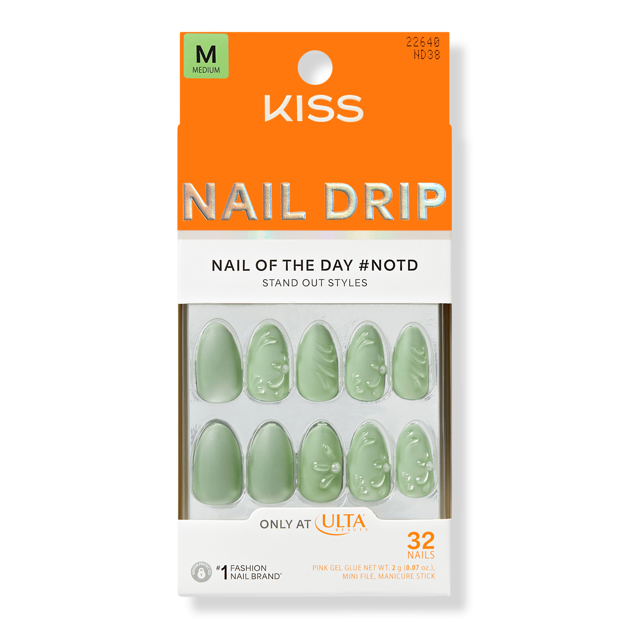 Drip Medium Press on Nails - Dancing Heart