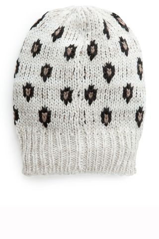Mango Leopard Print Beanie Hat, £17.99