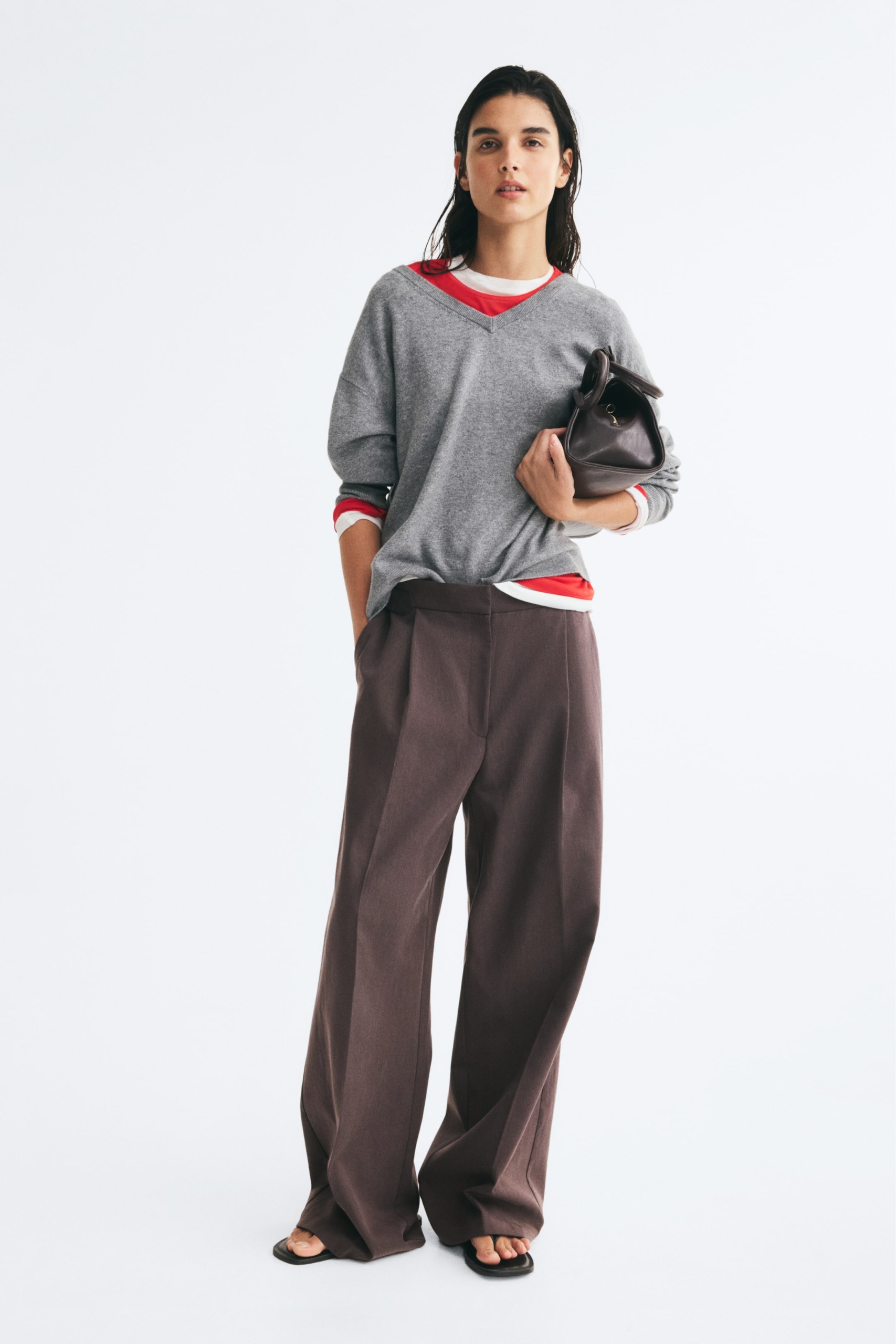 Wide Tailored Trousers