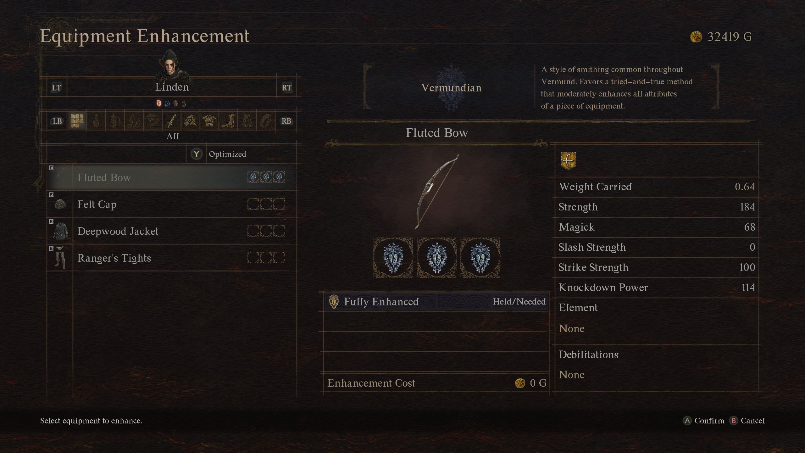 Dragon's Dogma 2 enhance equipment