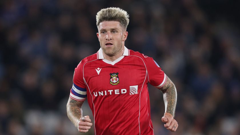 LEICESTER, ENGLAND - SEPTEMBER 30: Josh Windass of Wrexham during the Sky Bet Championship match between Leicester City and Wrexham AFC at The King Power Stadium on September 30, 2025 in Leicester, England. (Photo by Michael Regan/Getty Images)